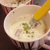 簡単！サバ缶とパスタソースのクリーミースープ♪